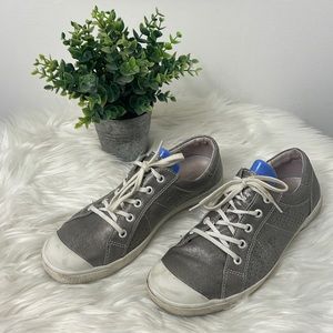 Josef Seibel silver sneakers